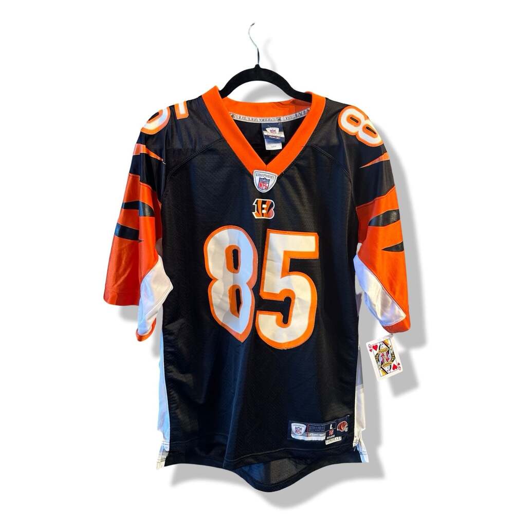 Vintage Reebok Cincinnati Bengals C. Johnson #85 NFL Equipment Jersey Size L